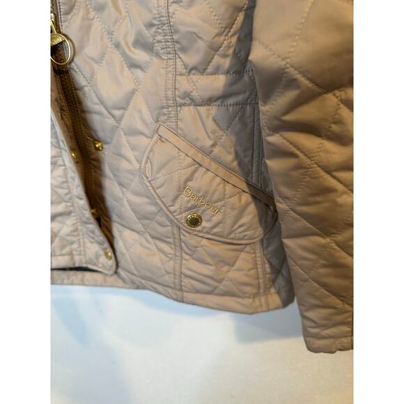 Quilted Barbour tartan coat -8 - Picture 2 of 7